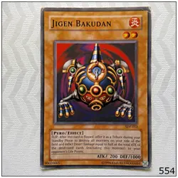 Jigen Bakudan - SDP-012 - Common Unlimited Yugioh - Image 1