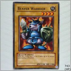 Beaver Warrior - SDY-A005 - Common Unlimited Yugioh - Image 1