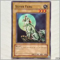 Silver Fang - LOB-010 - Common Unlimited Yugioh - Image 1