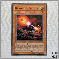 Gradius's Option - LOD-060 - Common Unlimited Yugioh - Image 1