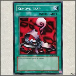 Remove Trap - LOB-E048 - Common Unlimited Yugioh - Image 1