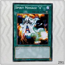 Spirit Message "A" - DPRP-EN044 - Common 1st Edition Yugioh - Image 1