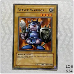Beaver Warrior - LOB-064 - Common Unlimited Yugioh - Image 1