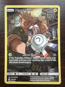 Magnemite 242/236 Cosmic Eclipse Holo Card Full Art Secret Rare Pokemon TCG NM - Image 1