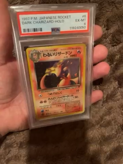 Dark Charizard Rocket Gang Holo (Japanese) PSA 6 Pokemon card - Image 2