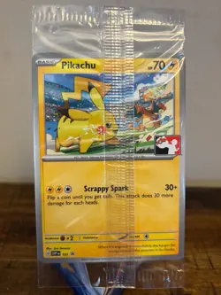 Pikachu SVP 101 Black Star Promo Play League Pokemon Card TCG - SEALED - Image 1