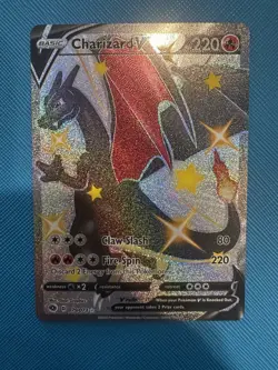 Pokemon Shiny Charizard V 079/073 Champions Path Secret Rare Full Art Card NM - Image 1