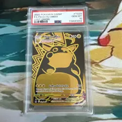 PSA 10 Pikachu Vmax TG29/TG30 Pokemon Lost Origin Holo Full Art Graded Card - Image 1