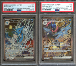 Kingdra ex 131 & Greninja ex 132 Promos PSA 10 Sequential Set Pokemon Cards - Image 1