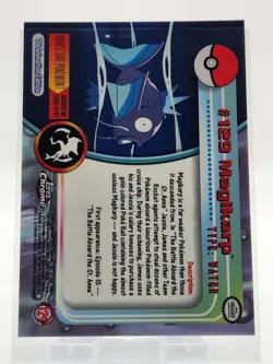 MINT Pokemon Topps Chrome #129 Magikarp Silver Foil Card - Image 2