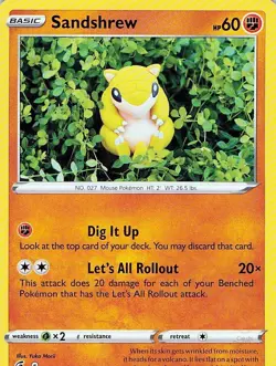 Sandshrew 131/264 Fusion Strike - MID ERA - Pokemon NM - Image 1