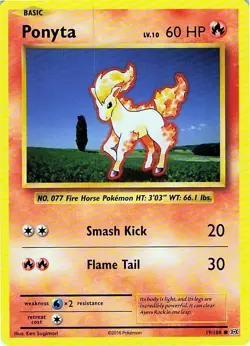 Ponyta 19/108 Evolutions - MID ERA - Pokemon NM - Image 1