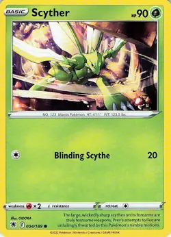 Scyther 004/189 Astral Radiance - MID ERA - Pokemon NM - Image 1