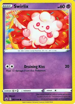 Swirlix 067/198 Chilling Reign - MID ERA - Pokemon NM - Image 1