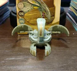 Bakugan Haos Wavern 370G Gray Battle Brawlers Rare W/Card! - Image 2