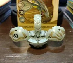 Bakugan Haos Wavern 370G Gray Battle Brawlers Rare W/Card! - Image 3