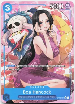 Boa Hancock (Alternate Art) OP13-051 Rare Carrying On His Will One Piece NM - Image 1