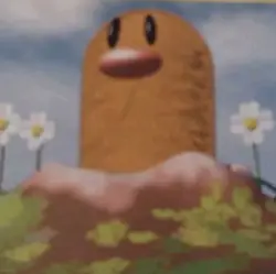 Pokemon 1999 Base Card # 47/102 "Diglett " with shadow - Image 1