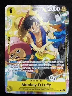 One Piece Monkey D Luffy OP10-111 Welcome Pack 2026 Vol 1 English Full Art Promo - Image 1
