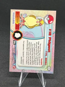 Pokemon Card - Pidgeot #18 - Topps Series 1 - Black Logo - Image 4