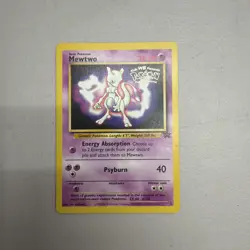 Mewtwo 3 Black Star Movie Promo Stamped Vintage Pokemon Card WOTC TCG English LP - Image 1