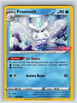 Frosmoth - (Prerelease) SWSH007 SWSH: Sword & Shield Promo Cards Holo NM - Image 1