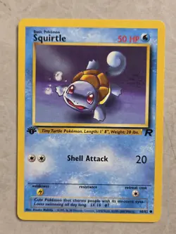 Pokemon Squirtle 1st Edition Card 68/82 Non-Holo - Image 1
