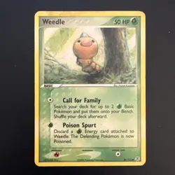Weedle 86/112 FireRed & LeafGreen Common Pokemon Card - Image 1