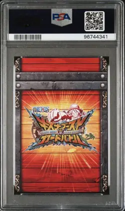 Caesar Japanese One Piece Kizuna Boost Card Battle Card PSA 10 B2-14 GR Holo - Image 2