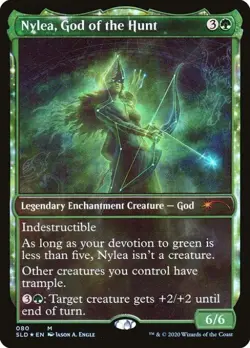 Nylea God of the Hunt -Foil Light Play MTG Secret Lair - Image 1
