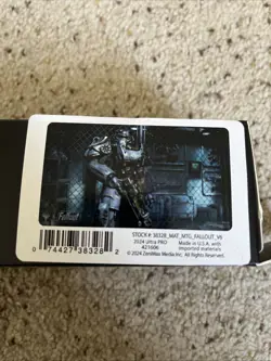 Fallout Puresteel Paladin Card Game Playmat Mat MTG Magic: The Gathering NEW - Image 2