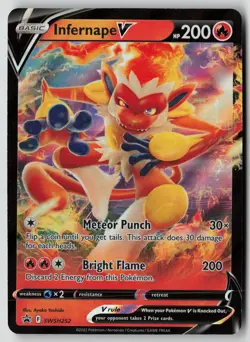 Pokemon TCG SWSH: Sword & Shield Promo Cards #SWSH252 Infernape V - Image 1