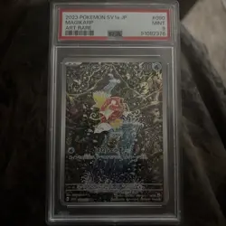 Pokemon Paldea Evolved Magikarp Illustration Card 203/193 PSA Mint 9 - Image 1