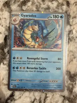 Gyarados Cosmos Holo 043/193 2023 Pokemon TCG Card NM SWIRL 💫 - Image 1