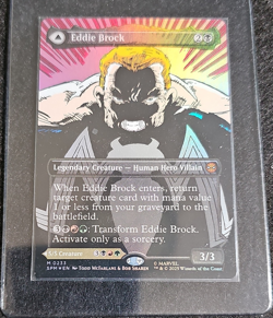 MTG Marvel Eddie Brock + Venom Lethal Protector Legendary Foil SPM M0233 2025 - Image 1