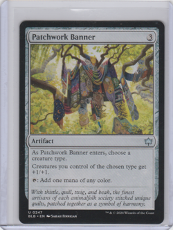 Patchwork Banner Bloomburrow Regular - Image 1