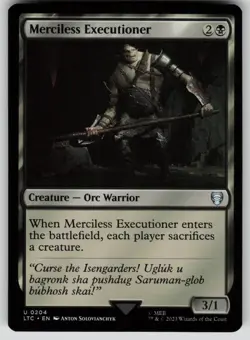Merciless Executioner Normal U The Lord of the Rings 204 NM - Image 1