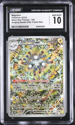 CGC 10 MAGNETON 159 SURGING SPARKS ELITE TRAINER BOX POKEMON GEM MINT - Image 1