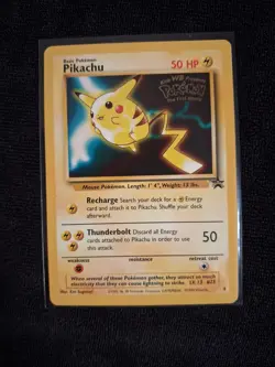 Pokemon Card - Pikachu Wizards Black Star WB Movie 4 Promo - Image 1