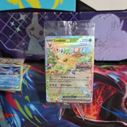 Pokemon Prismatic Evolutions Leafeon ex 006/131 Surprise Box Stamped Sealed - Image 1