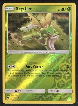 Pokemon - Scyther 3/214 - Lost Thunder Reverse Holo - NM - Image 1