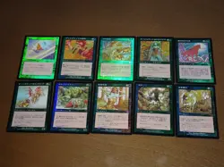 FOIL Lot Mercadian Masques Japanese x10 mtg SP,MP B - Image 1