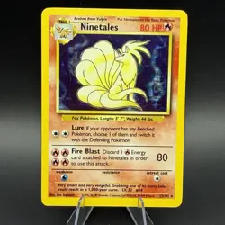 Ninetales 012/102 Base Set Holo Pokemon TCG Vintage - Image 1