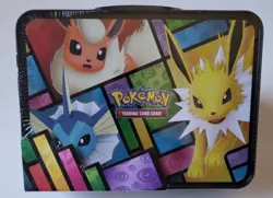 Pokemon TCG 2021 Eevee Collector's Chest Lunchbox Tin New Factory Sealed - Image 2