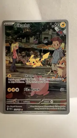 Pokemon TCG - Scarlet And Violet 151 - Pikachu 173/165 Illustration - Image 1