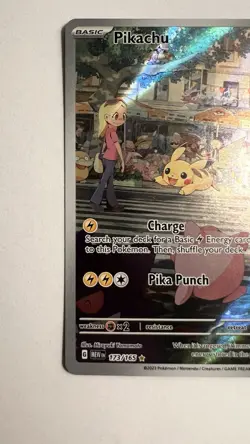 Pokemon TCG - Scarlet And Violet 151 - Pikachu 173/165 Illustration - Image 3