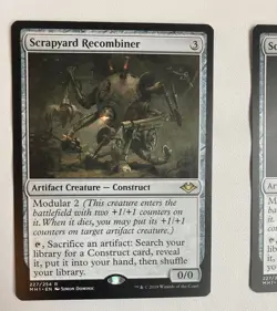 x2 Scrapyard Recombiner 227/254 Modern Horizons Regular Rare NM-M Magic MTG - Image 2