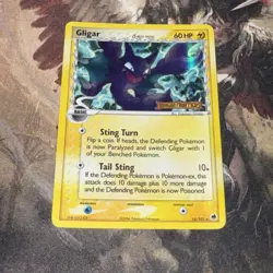 Gligar Pokemon 16/101 Dragon Frontiers Reverse Holo Mp Delta Species - Image 1