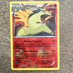 Pokemon Typhlosion Holo Rare Reverse Holo 20/162 BREAKthrough 2015 150 HP - Image 1
