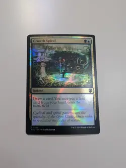 MTG - Growth Spiral (Ripple Foil) - Commander: Modern Horizons 3 NM/M Condition - Image 1